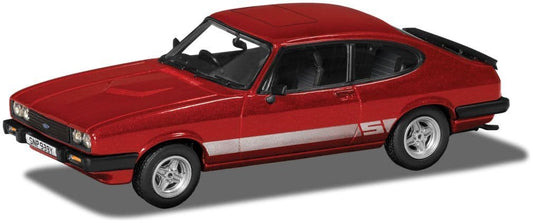 Corgi Vanguard VA10824 Ford Capri Mk3 2.0S Jupiter Red, 1:43 Scale