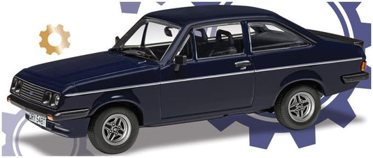 Corgi Vanguard VA14909 Ford Escort Mk2 RS2000 Midnight Blue (Smallest Cog), 1:43 Scale