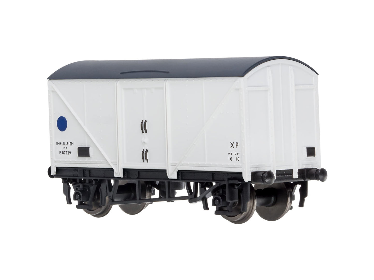 Dapol 2F-019-010 Blue Spot Fish Van BR White E87929, N Gauge *PRE ORDER £16.65 *
