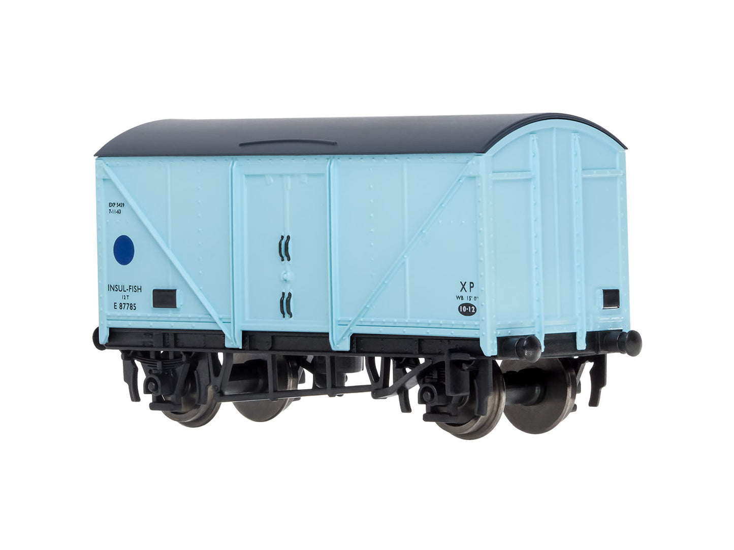 Dapol 2F-019-011 Blue Spot Fish Van BR Light Blue E87785, N Gauge *PRE ORDER £16.65 *