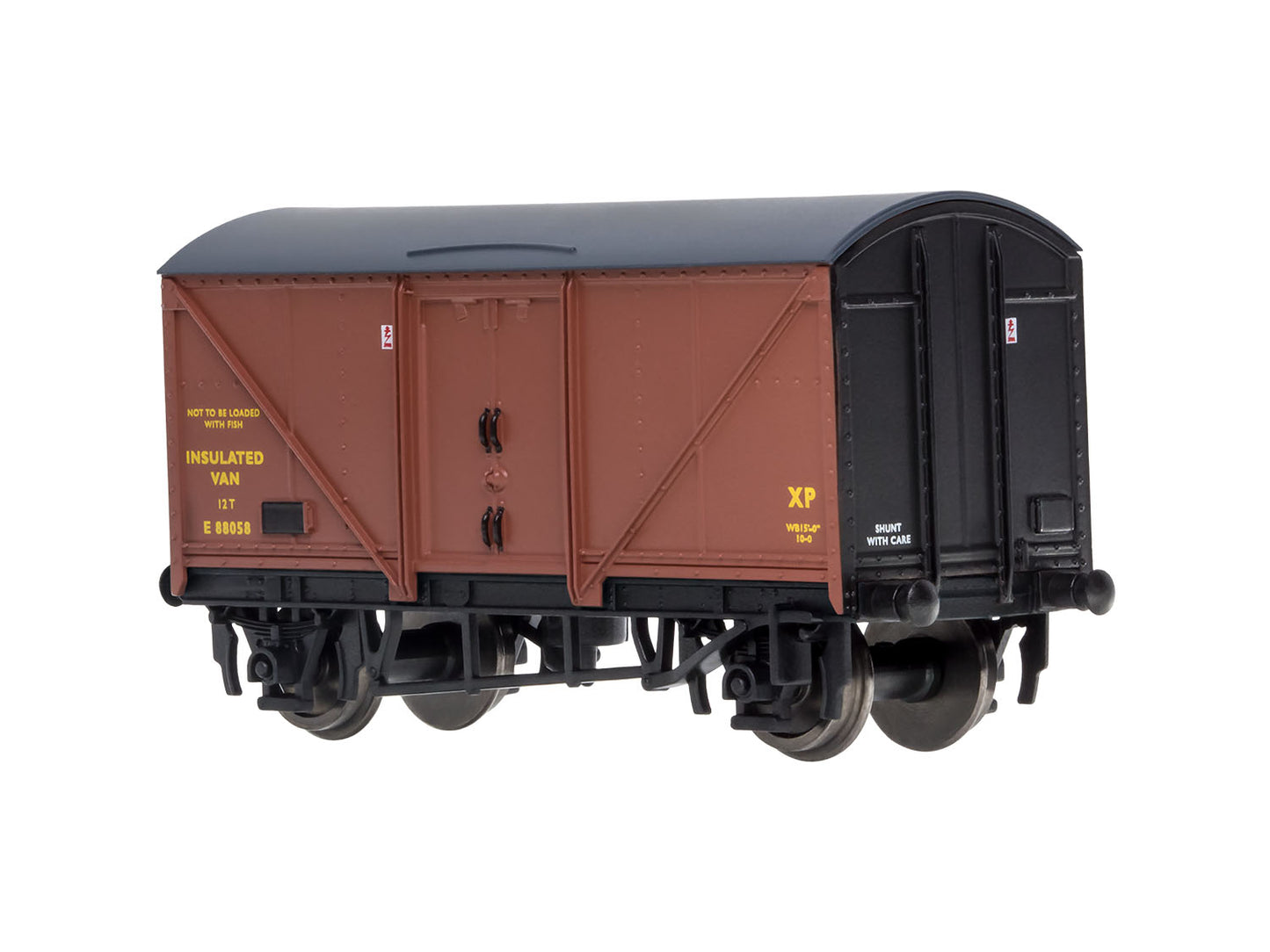 Dapol 2F-019-012 Blue Spot Fish Van BR Bauxite E88058, N Gauge *PRE ORDER £16.65 *