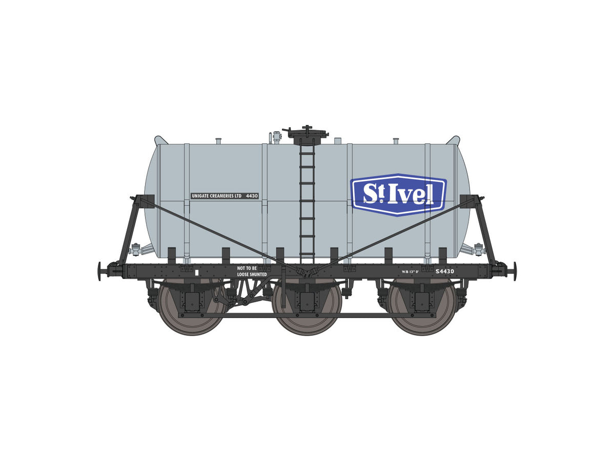 Dapol 2F-031-029 6 Wheel Milk Tank St Ivel/Unigate Creameries S4430, N Gauge *PRE ORDER £18.95 *