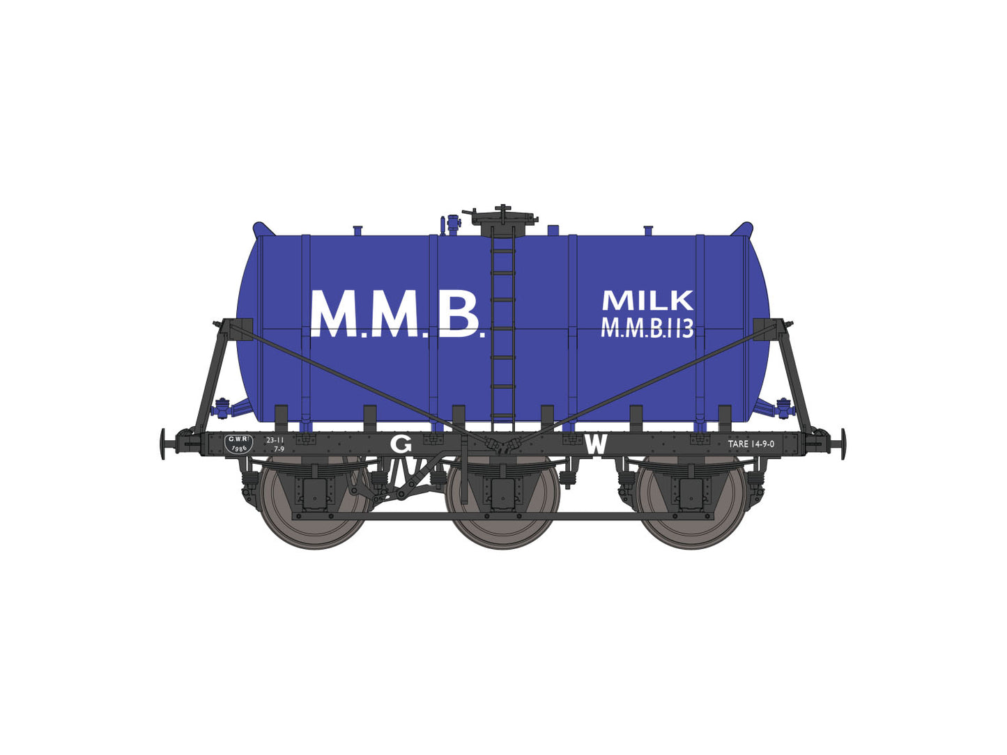 Dapol 2F-031-031 6 Wheel Milk Tank Milk Marketing Board MMB 113, N Gauge *PRE ORDER £18.95 *