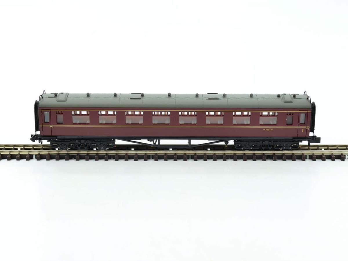 Dapol 2P-000-004 Collett Coach Composite BR Maroon W7001W, N Gauge