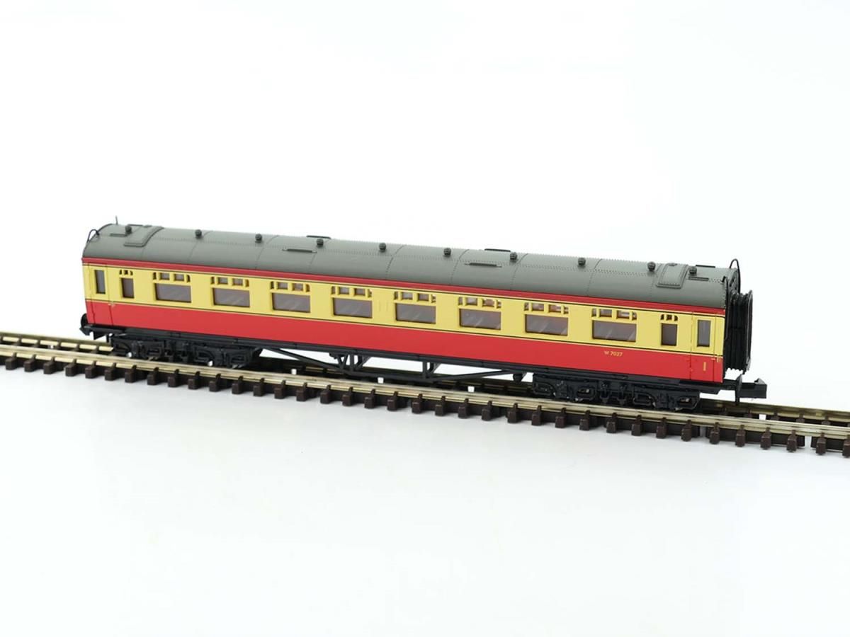 Dapol 2P-000-035 Collett Coach Composite BR Crimson/Cream W7027, N Gauge *LAST FEW*