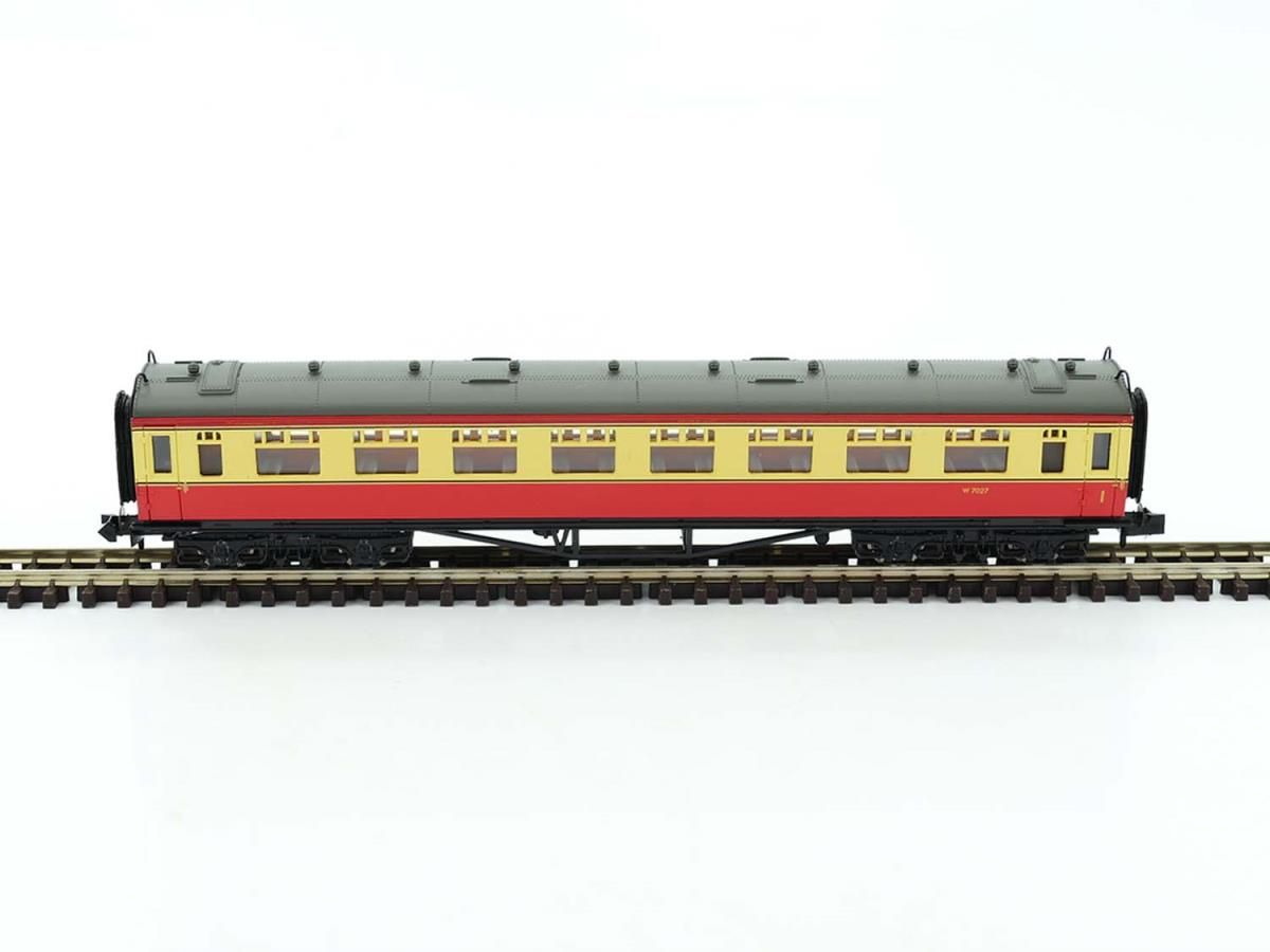 Dapol 2P-000-035 Collett Coach Composite BR Crimson/Cream W7027, N Gauge *LAST FEW*