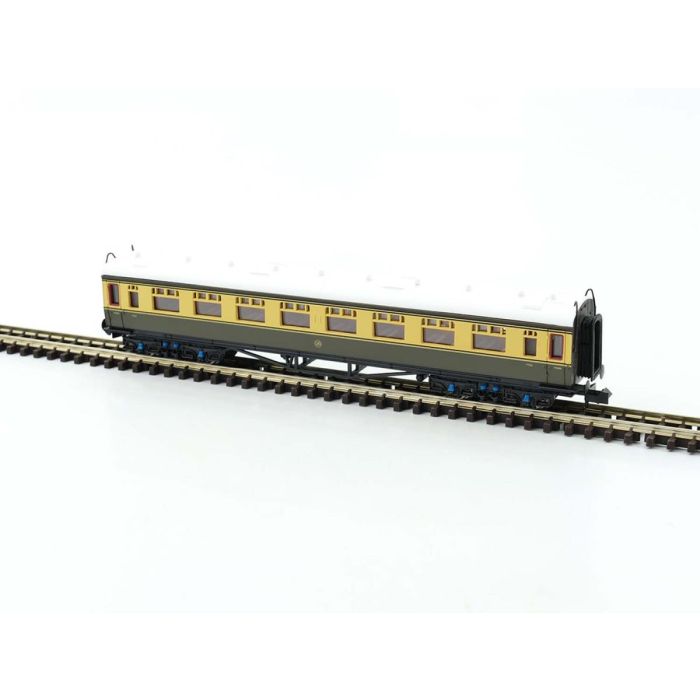 Dapol 2P-000-156 Collett Coach Third GWR Chocolate/Cream 1153, N Gauge