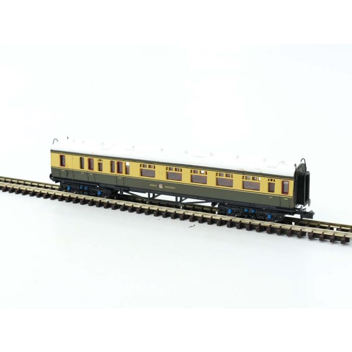 Dapol 2P-000-284 Collett Coach Brake Composite GWR Chocolate/Cream 6355, N Gauge