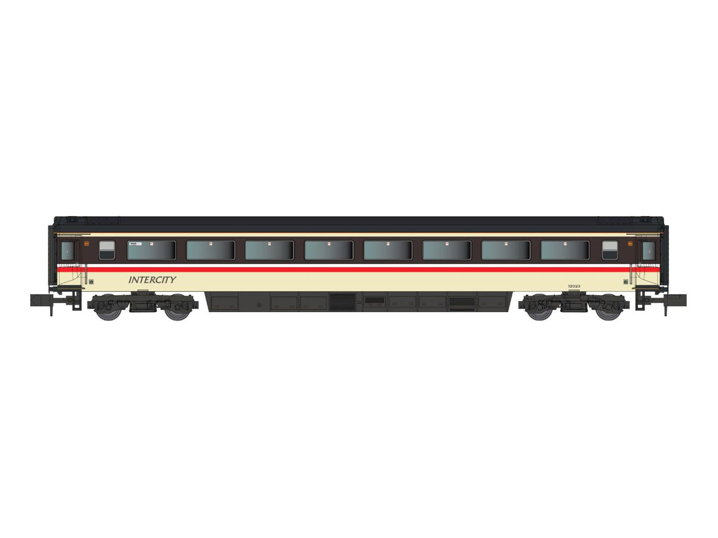 Dapol 2P-009-100 Mk3 2nd Class Coach BR Intercity Swallow 12023 N Gauge