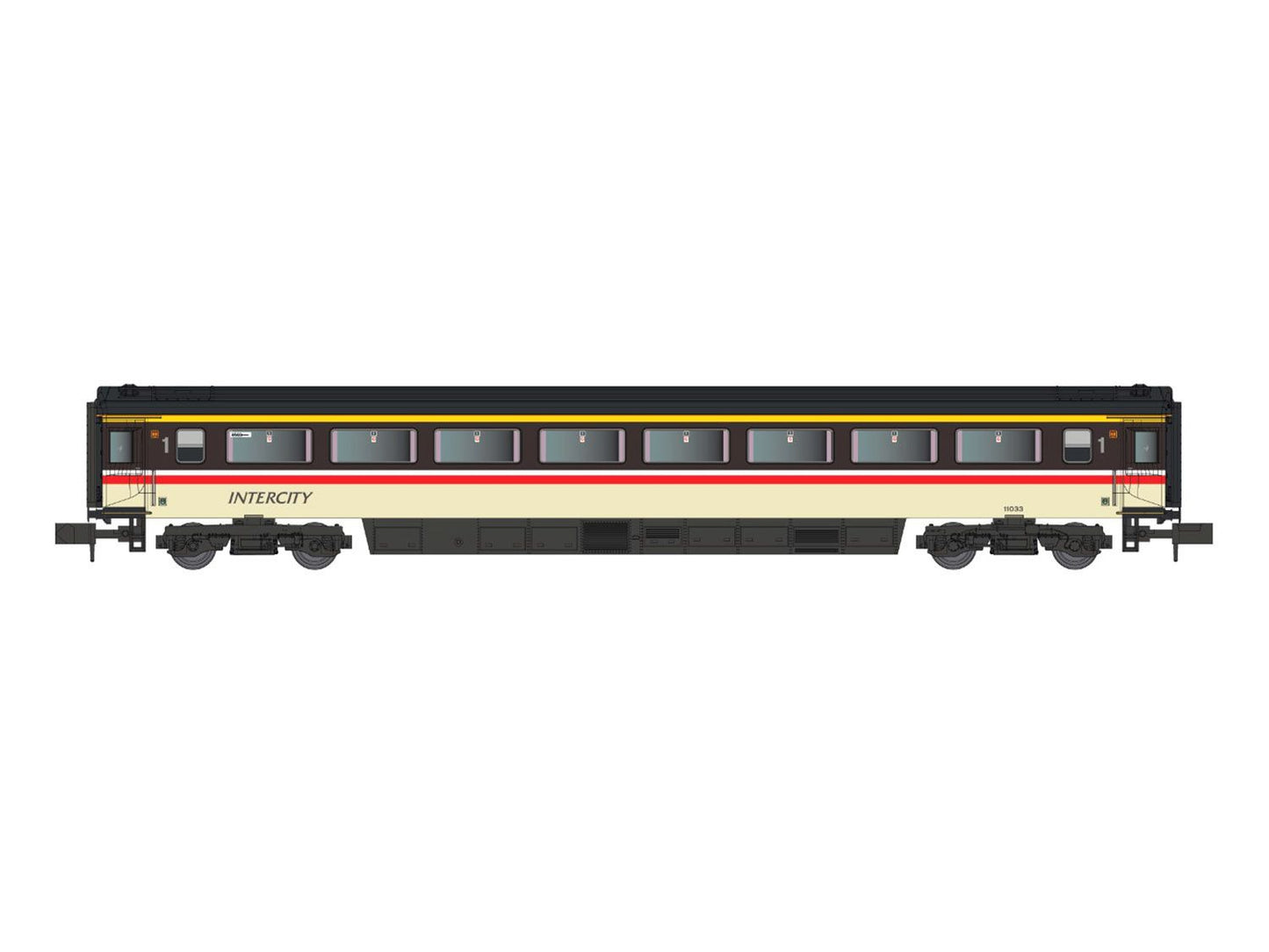 Dapol 2P-009-130 Mk3 1st Class Coach BR Intercity Swallow 11033 N Gauge