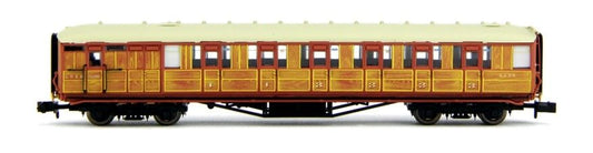 Dapol 2P-011-210 Gresley Coach LNER Teak Brake Composite 5547, N Gauge