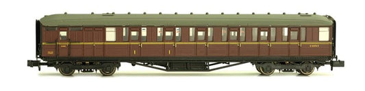 Dapol 2P-011-275 Gresley Coach BR Maroon Brake Composite E10015E, N Gauge