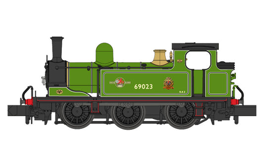 Dapol 2S-022-008 J72 Class 69023 Preserved NER Late Apple Green, N Gauge *PRE ORDER £119 *