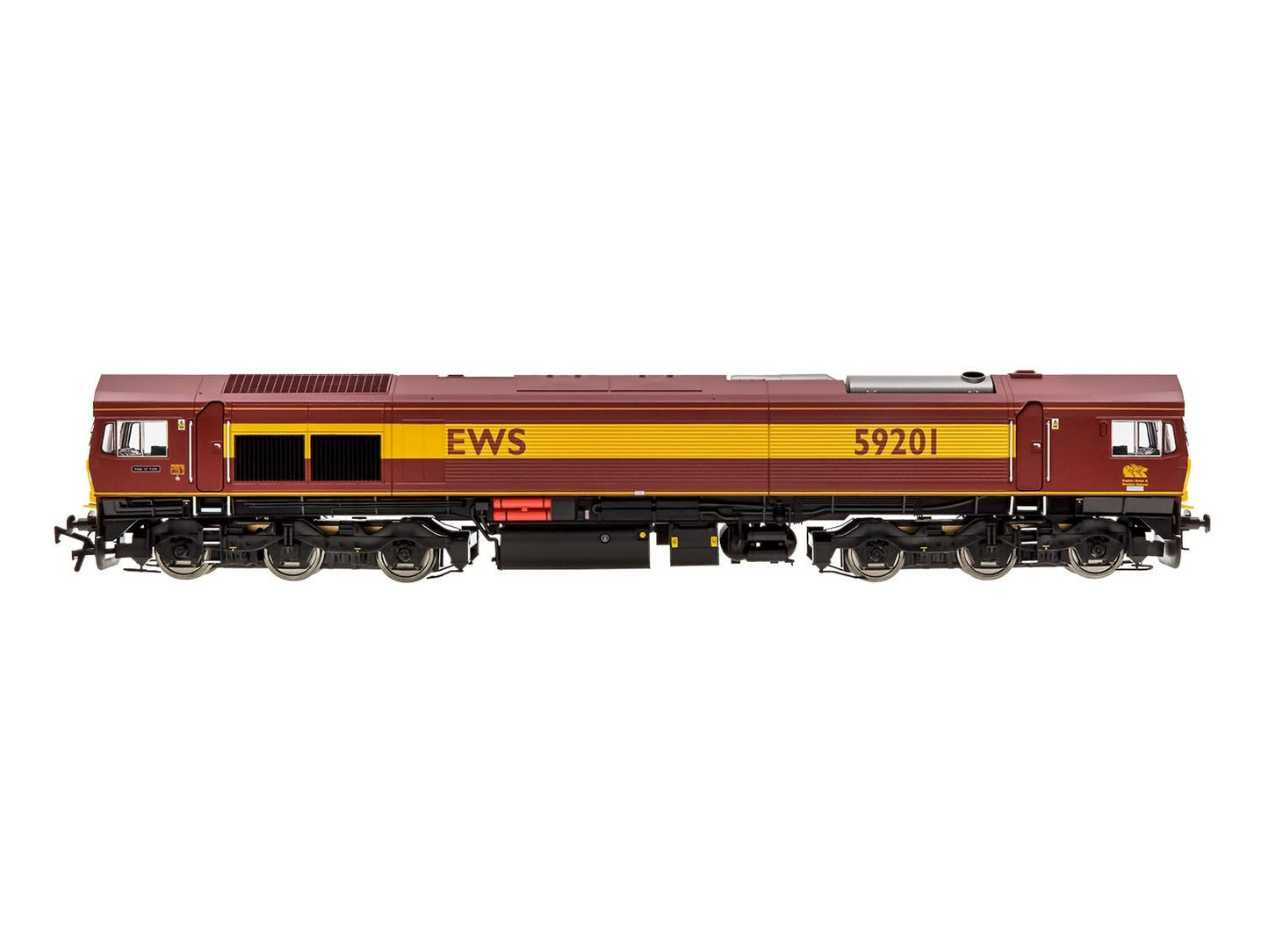 Dapol 4D-005-005S Class 59 201 'Vale of York' EWS (DCC-Sound), OO Gauge