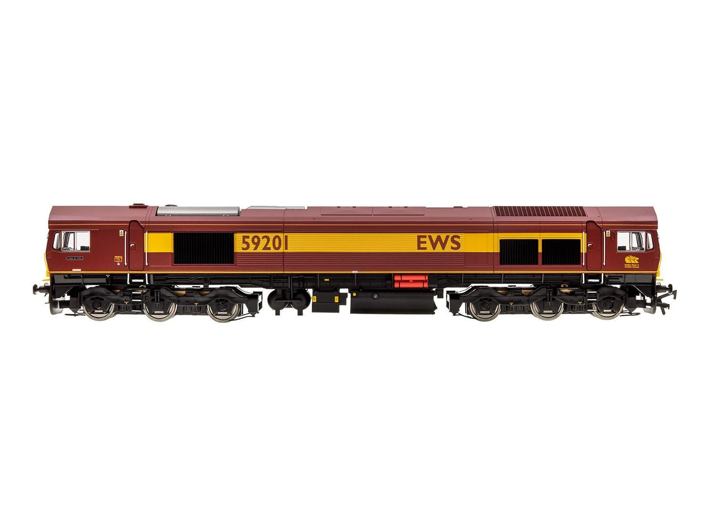 Dapol 4D-005-005D Class 59 201 'Vale of York' EWS (DCC-Fitted), OO Gauge