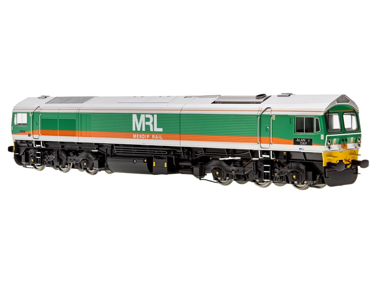 Dapol 4D-005-007 Class 59 002 'Alan J Day' Mendip Rail, OO Gauge