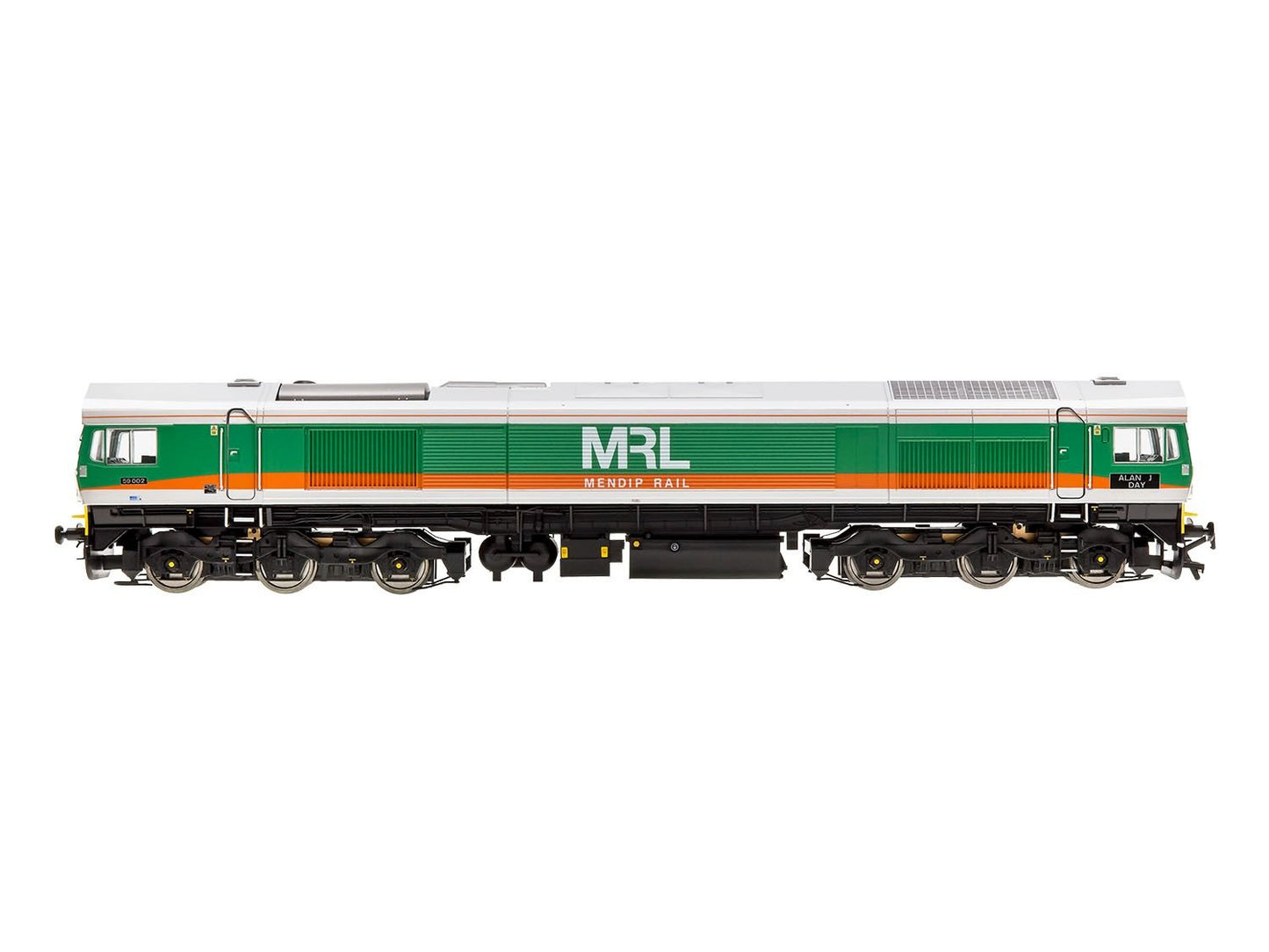 Dapol 4D-005-007D Class 59 002 'Alan J Day' Mendip Rail (DCC-Fitted), OO Gauge