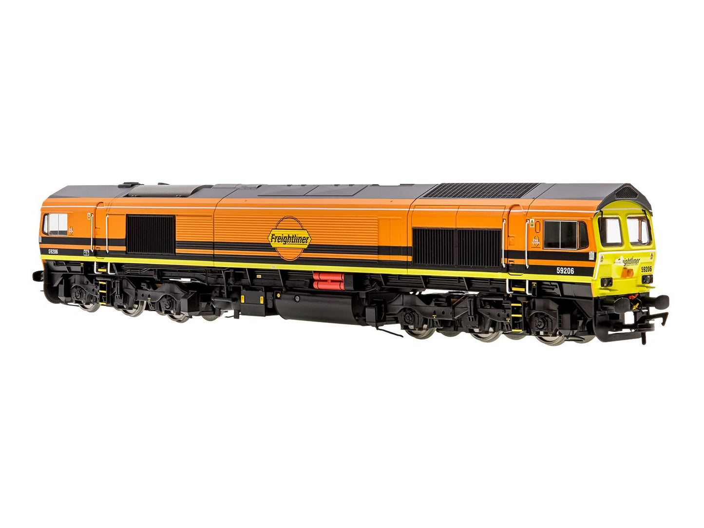 Dapol 4D-005-008SSM Class 59 206 John F Yeoman Freightliner (DCC-Sound/Smoke), OO Gauge