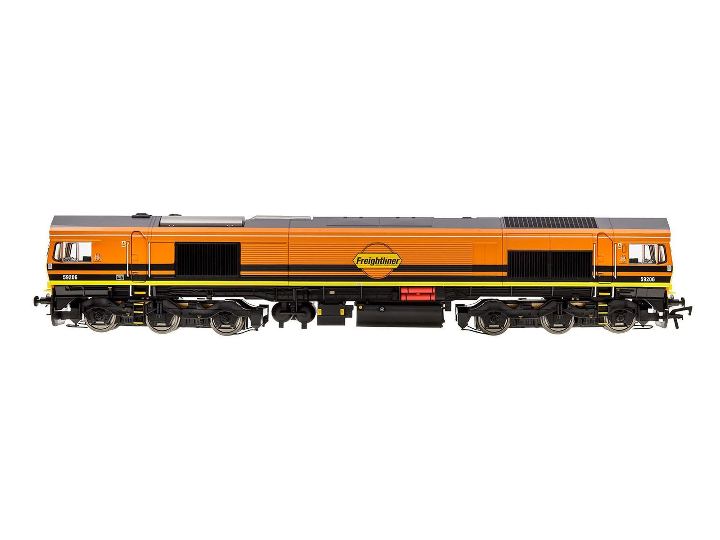 Dapol 4D-005-008SSM Class 59 206 John F Yeoman Freightliner (DCC-Sound/Smoke), OO Gauge