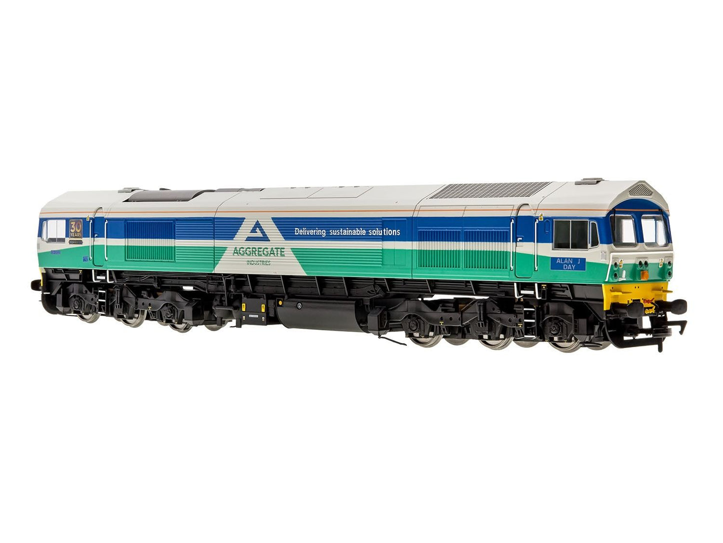 Dapol 4D-005-010S Class 59 002 Alan J Day Aggregate Industries (DCC-Sound), OO Gauge