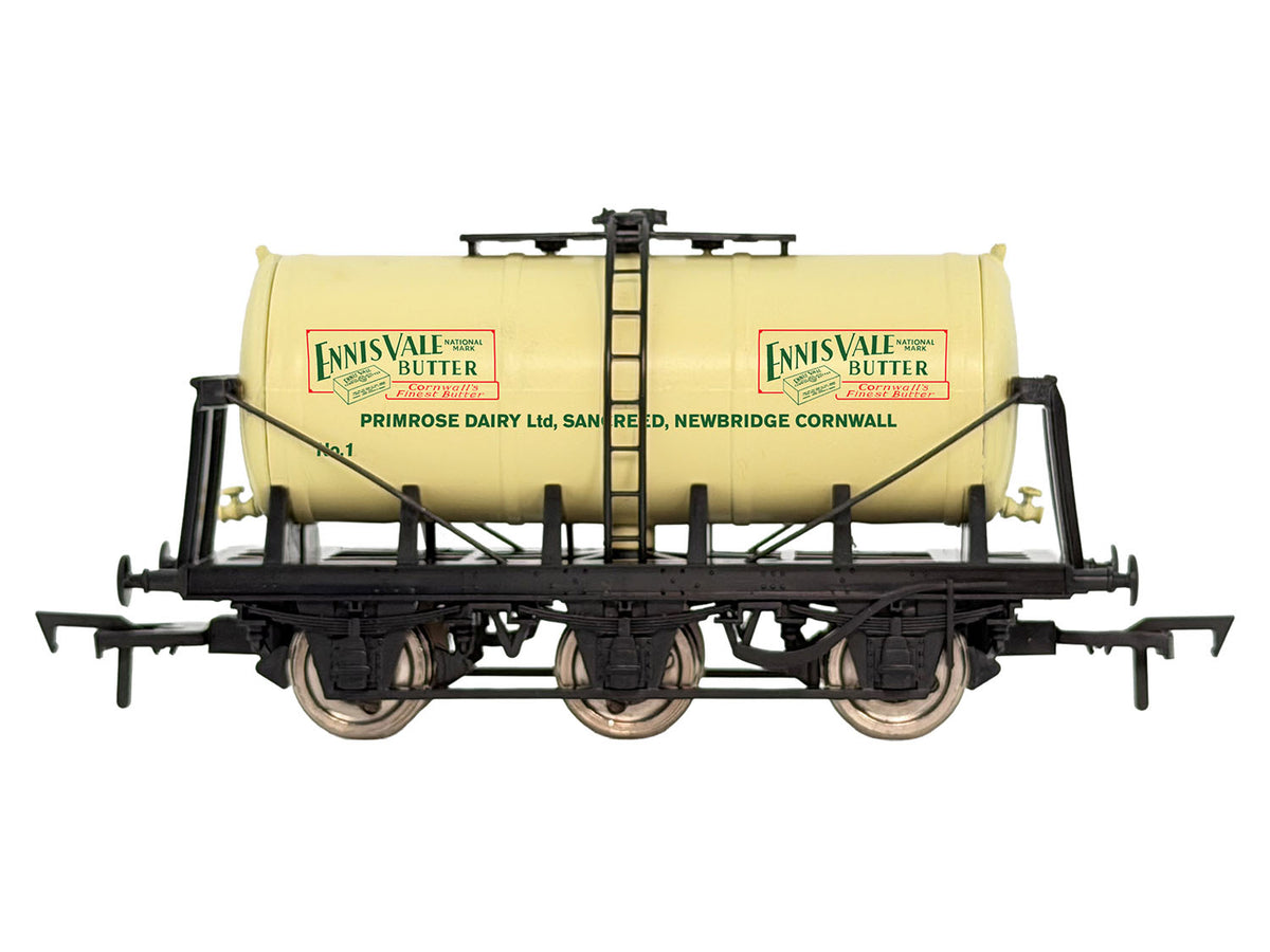 Dapol 4F-031-150 6 Wheel Milk Tank Ennis Vale Butter Weathered, OO Gauge *PRE ORDER £19.95 *