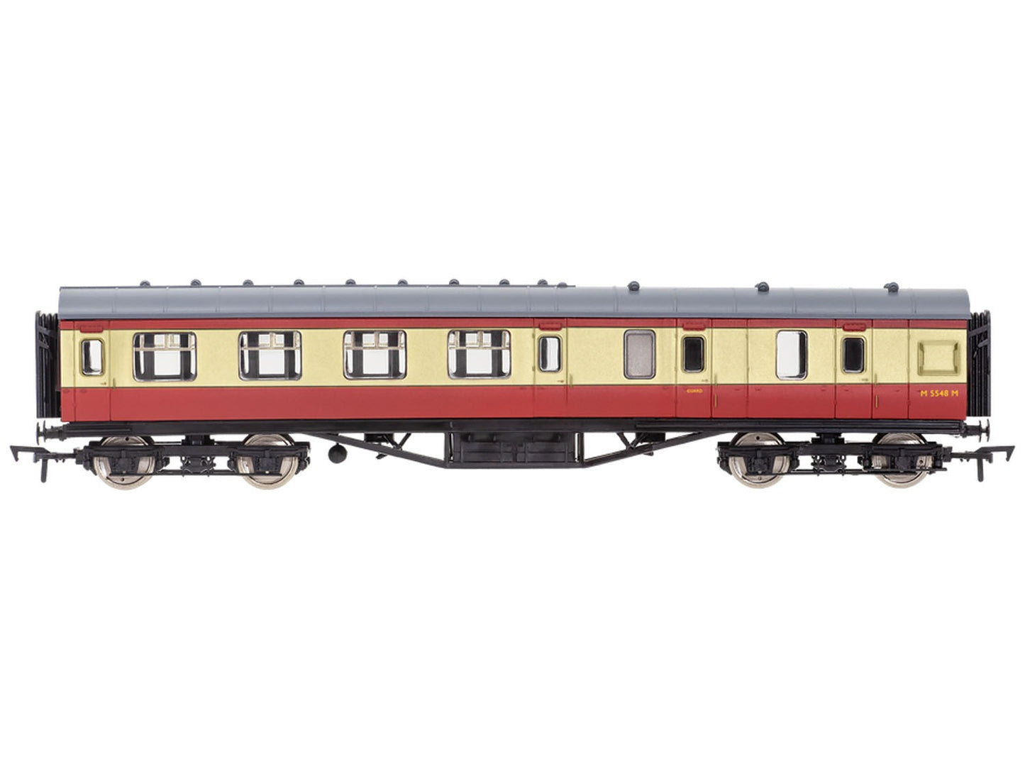 Dapol 4P-010-401 57ft Stanier Corridor Brake Composite M5548M BR Red/Cream, OO Gauge *PRE ORDER £33.25 *