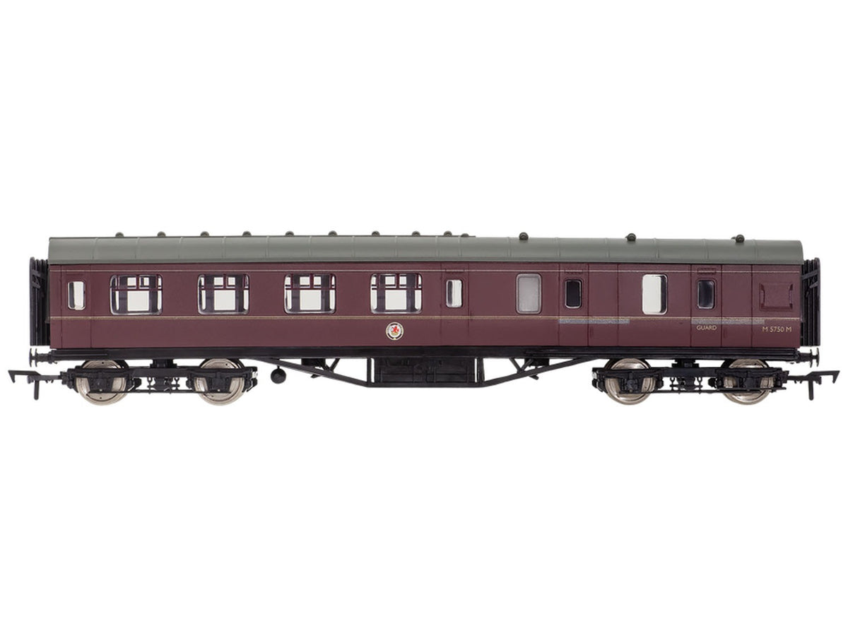 Dapol 4P-010-451 57ft Stanier Corridor Brake Composite M5750M BR Maroon, OO Gauge *PRE ORDER £33.25 *