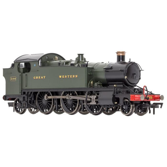 Dapol 4S-041-008 Large Prairie 2-6-2 3146 Great Western Green OO Gauge