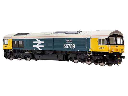 Dapol 7D-066-005S Class 66 66789 GBRf BR Large Logo Blue (DCC-Sound), O Gauge *PRE ORDER £459 *
