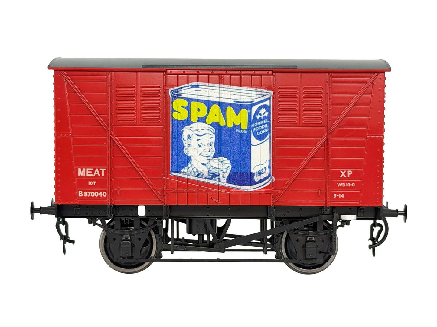 Dapol 7F-054-007 BR Meat Van Spam, O Gauge *LAST FEW*