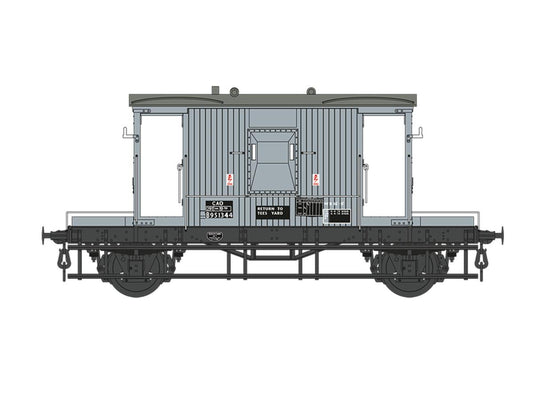 Dapol 7F-200-017 20t Brake Van CAO BR Grey B951344, O Gauge *PRE ORDER £81.56 *