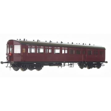 Dapol 7P-004-014 Autocoach BR 40 Maroon, O Gauge