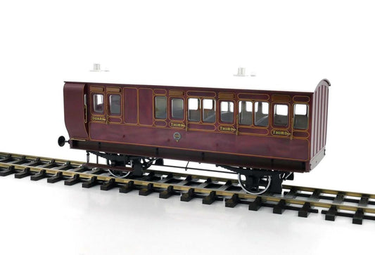 Dapol 7P-020-002D Stroudley 4 Wheel Suburban Brake 3rd 918 Mahogany DCC FITTED *LAST FEW*