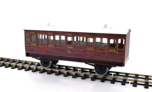 Dapol 7P-020-100L Stroudley 4 Wheel Suburban 3rd 861 Mahogany LIGHT BAR *LAST ONE*