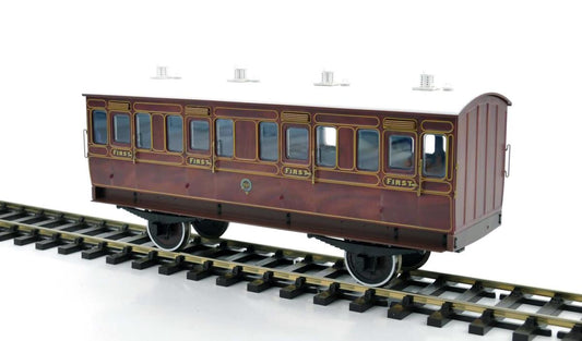 Dapol 7P-020-400 Stroudley 4 Wheel Suburban 1st Class 707 Mahogany