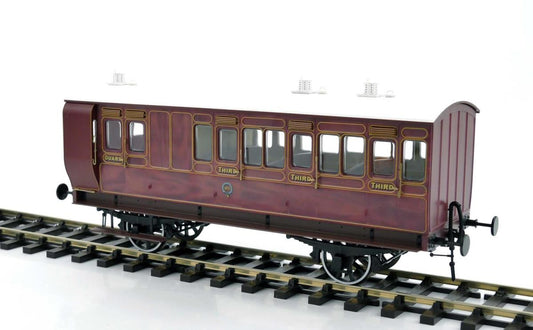 Dapol 7P-020-500D Stroudley 4 Wheel Main Line Coach Brake 3rd 1031 Mahogany DCC *LAST FEW*