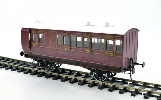 Dapol 7P-020-501 Stroudley 4 Wheel Main Line Coach Brake 3rd 1032 Mahogany *LAST FEW*