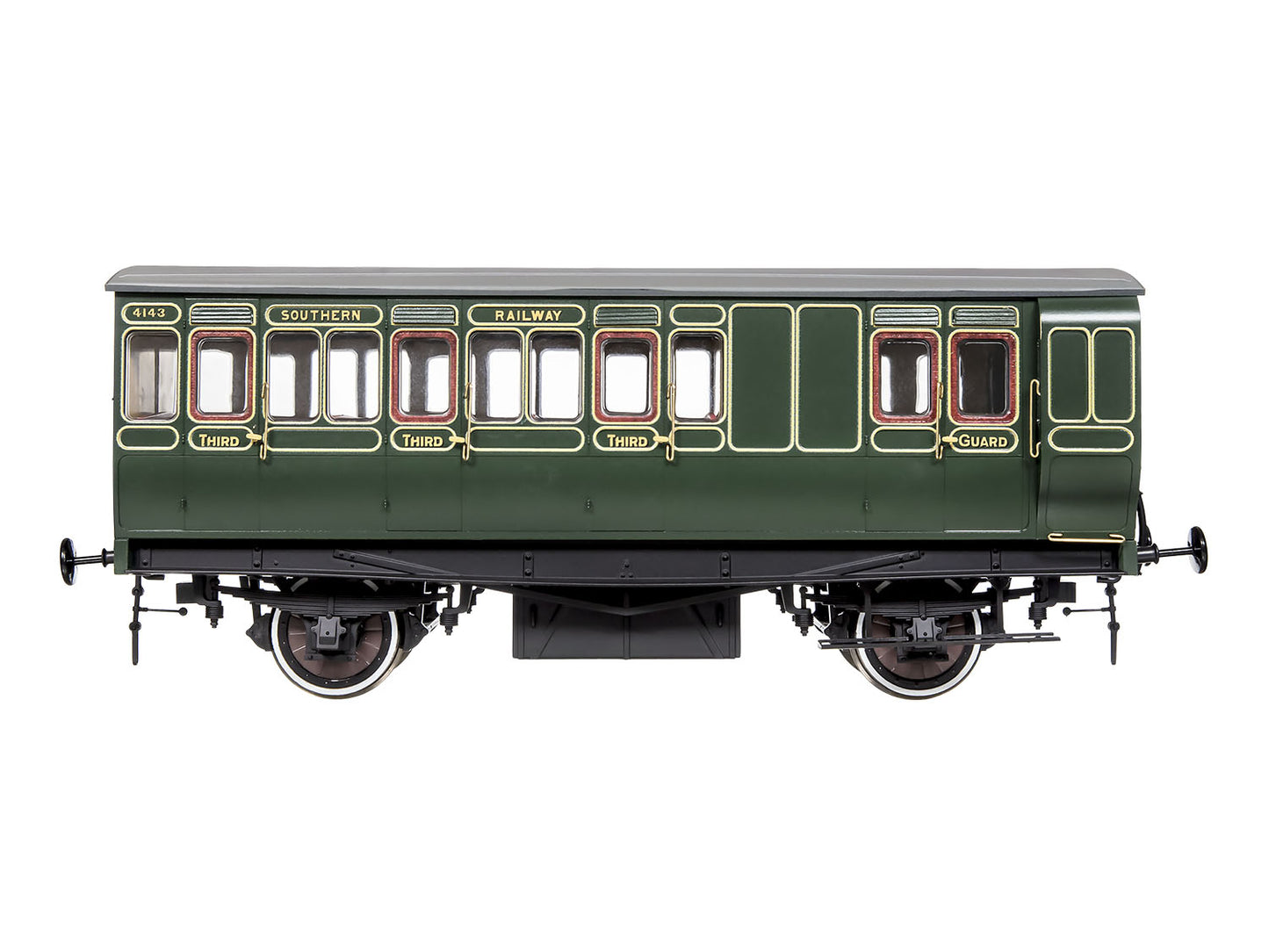 Dapol 7P-020-551L Stroudley 4whl Brake 3rd Southern Lined Green 4143 Lit O Gauge - PRE ORDER £128.27
