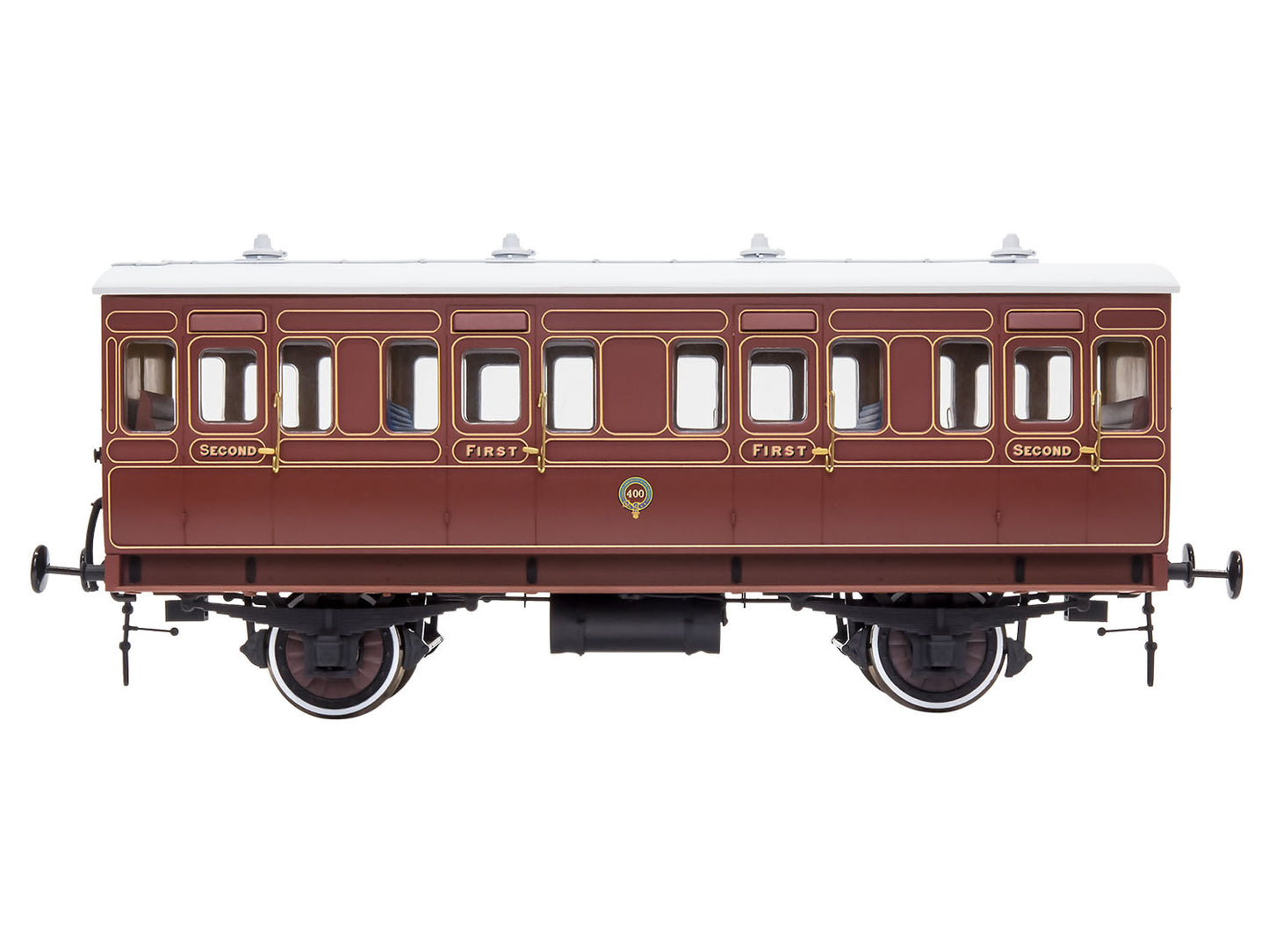 Dapol 7P-020-880L Stroudley 4 Wheel Gas Lit Composite Lined Brown 400 LBF, O Gauge