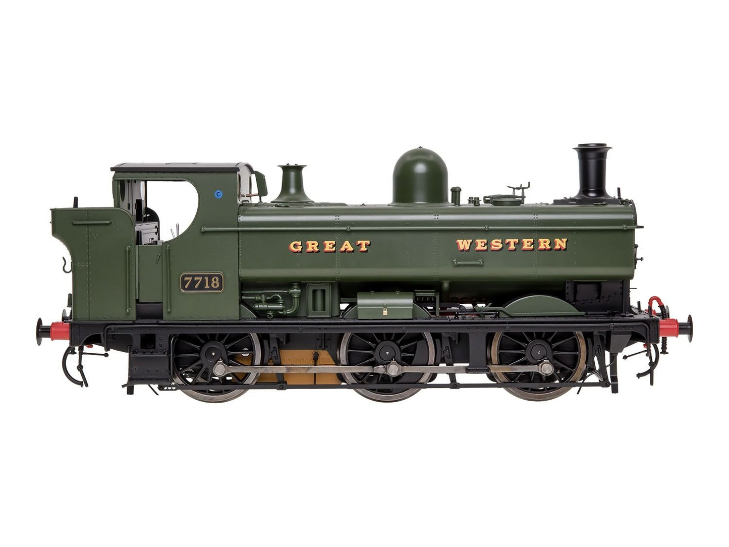 Dapol 7S-007-013U 57xx Pannier Great Western Green Unnumbered O Gauge