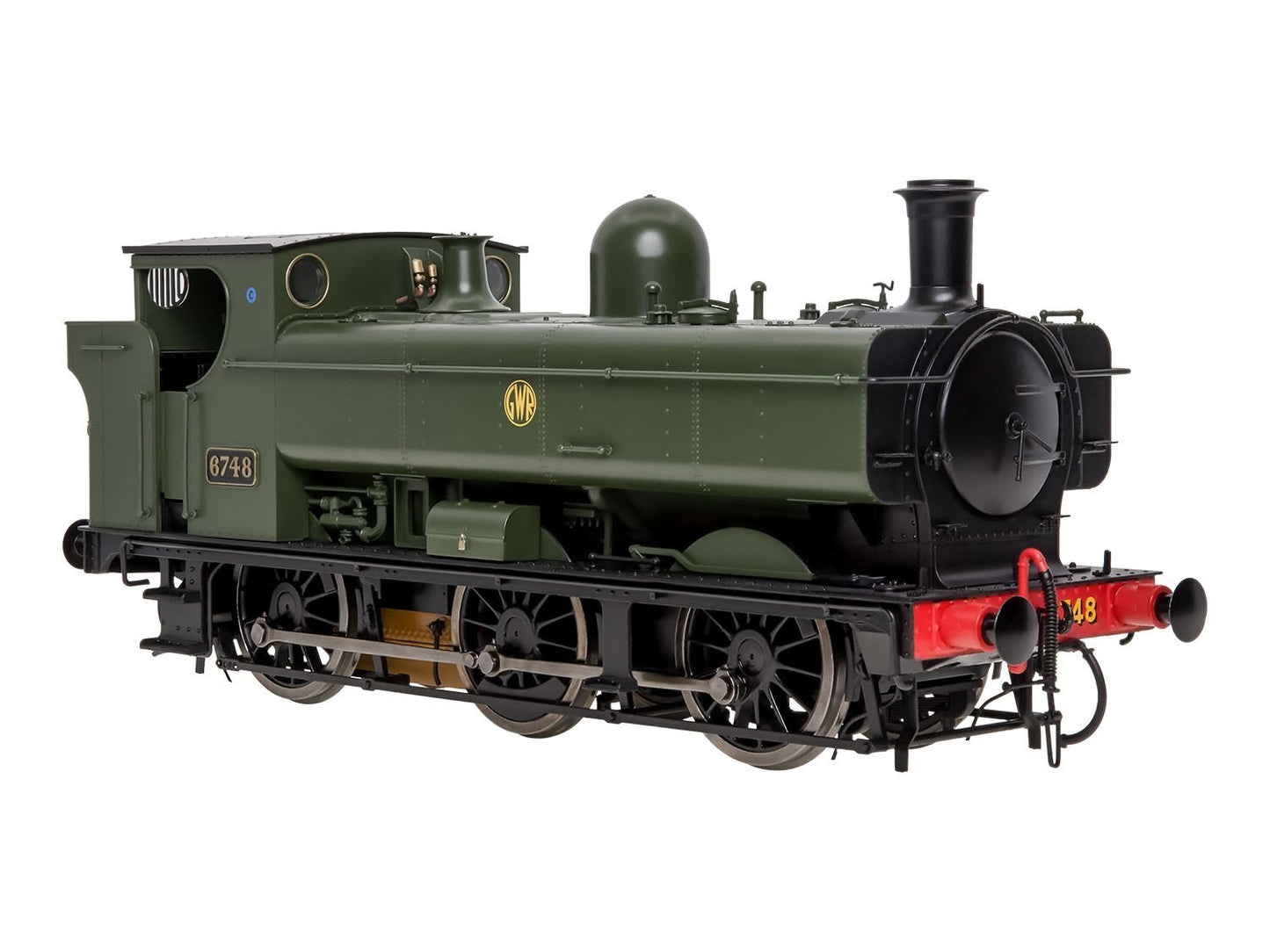 Dapol 7S-007-014S 57xx Pannier GWR Shirtbutton Green 6748 (DCC-Sound) O Gauge
