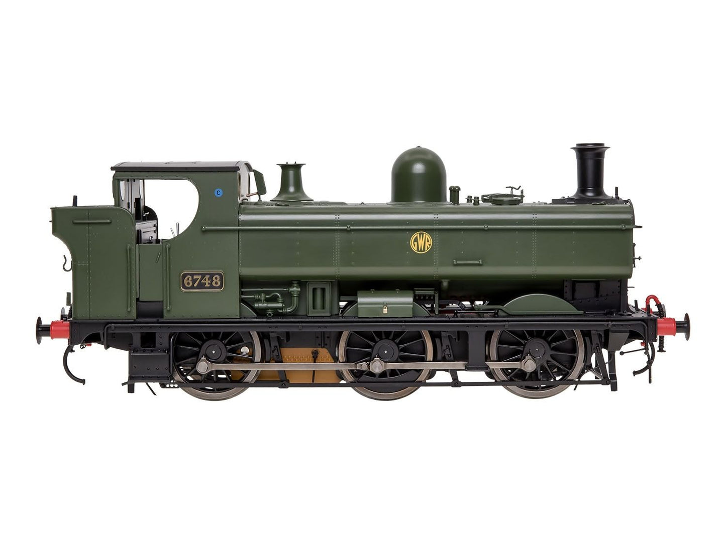 Dapol 7S-007-014 57xx Pannier GWR Shirtbutton Green 6748 O Gauge