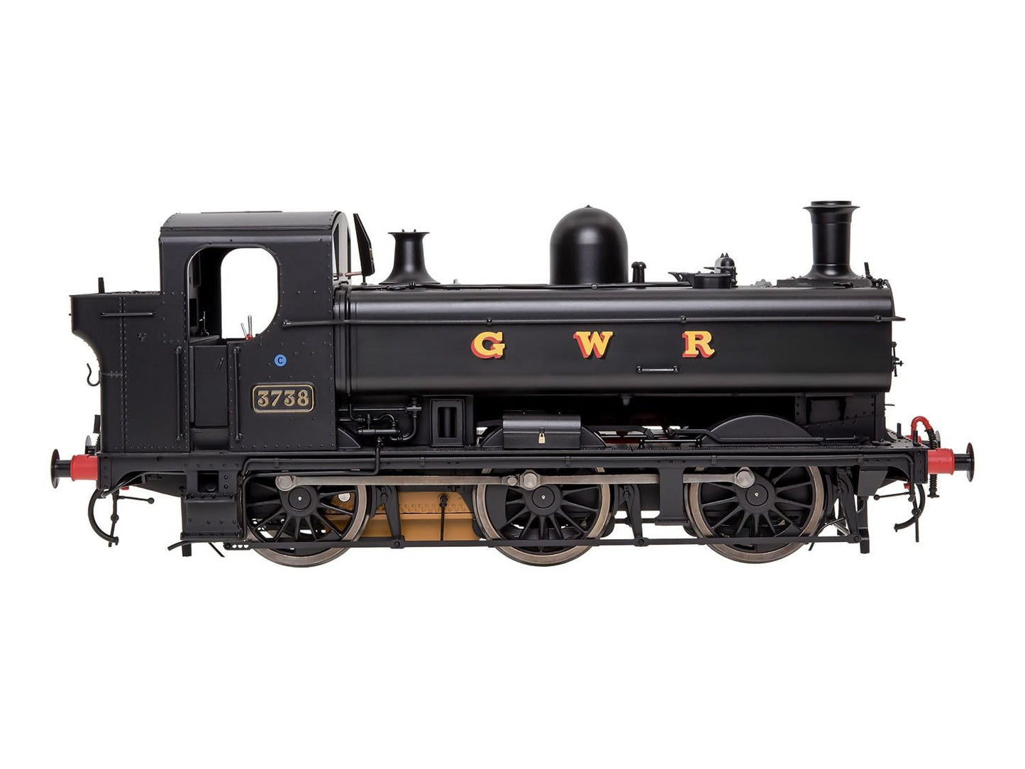 Dapol 7S-007-019S 87xx Pannier GWR Black 3738 (DCC-Sound) O Gauge