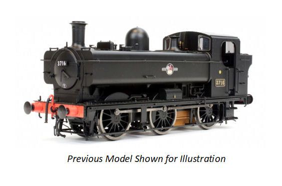 Dapol 7S-007-021 57xx Pannier BR Late Black 9620 O Gauge - PRE ORDER £223.25