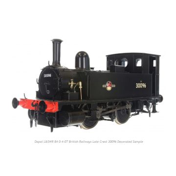 Dapol 7S-018-005 B4 0-4-0T Dock Tank 30096 BR Late Crest, O Gauge
