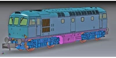 Dapol 2D-001-025D Class 33 107 BR Blue (DCC-Fitted), N Gauge *PRE ORDER £160.65*