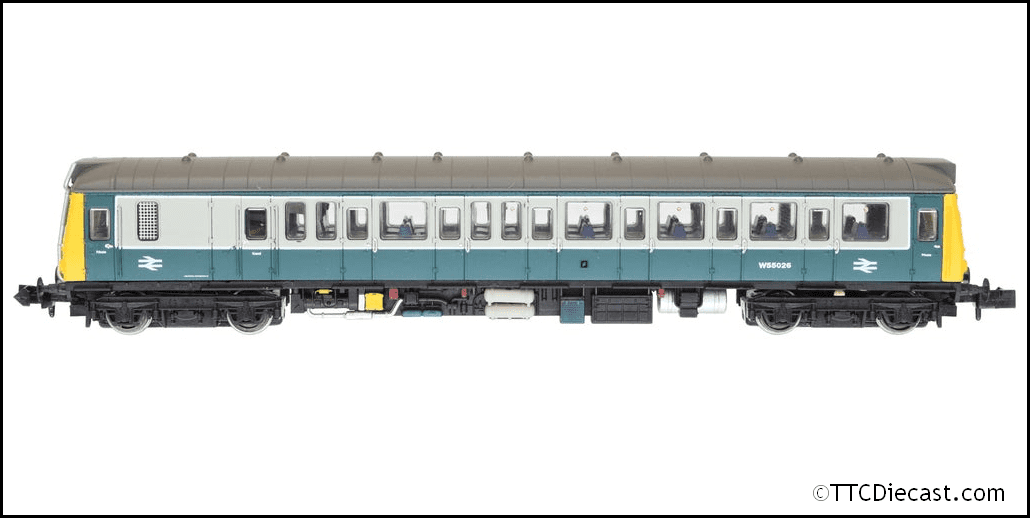 Dapol 2D-009-008 Class 121 W55026 BR Blue/Grey, N Gauge