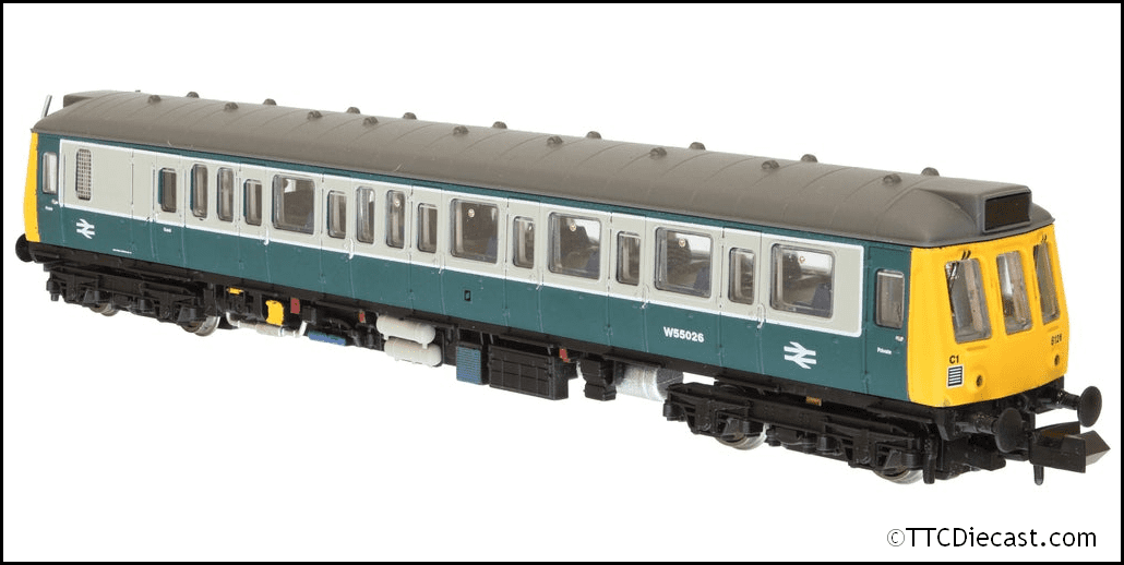 Dapol 2D-009-008 Class 121 W55026 BR Blue/Grey, N Gauge
