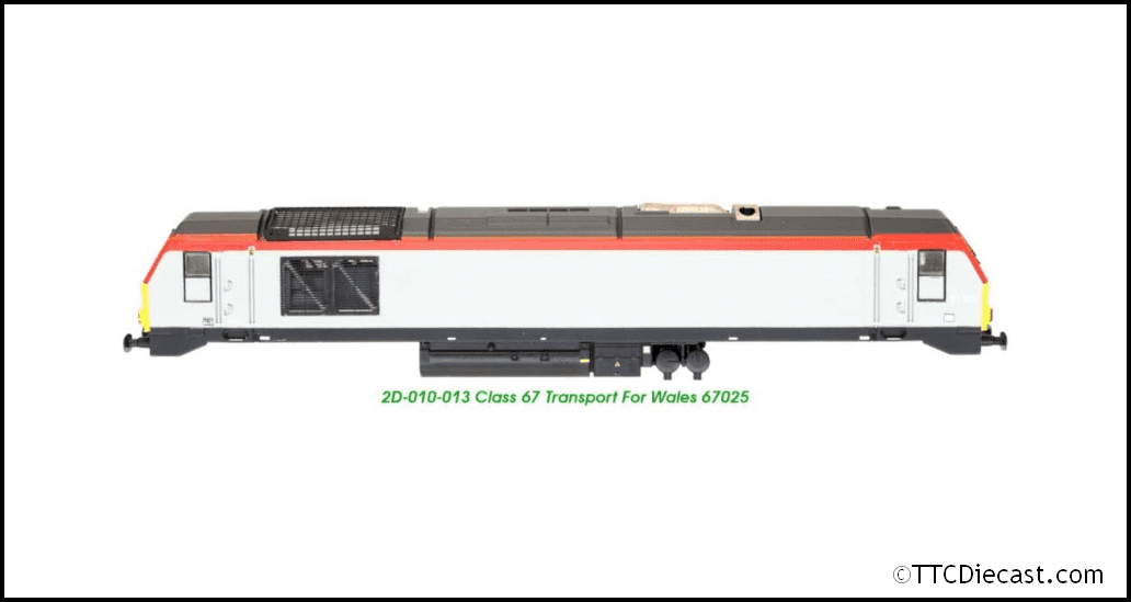 Dapol 2D-010-013 Class 67 025 Transport for Wales, N Gauge