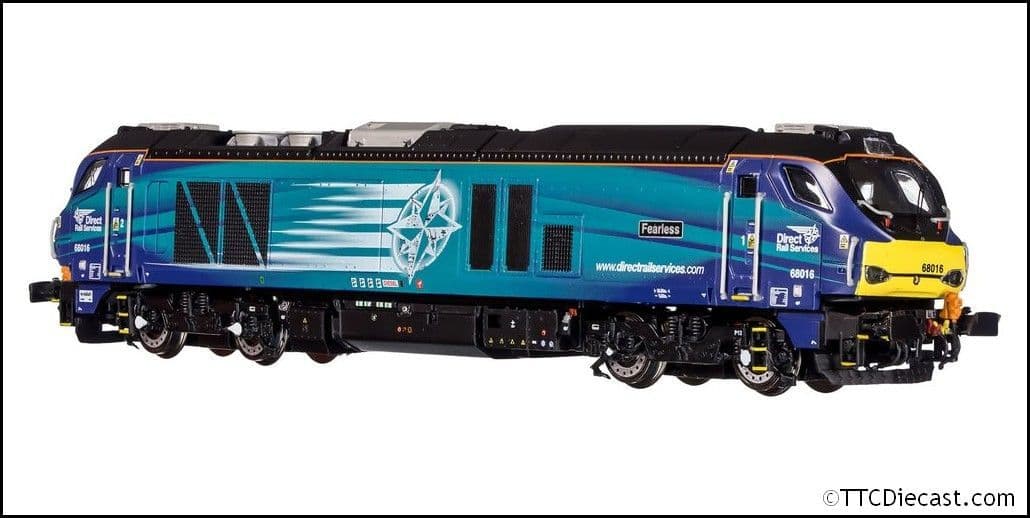 Dapol 2D-022-012 Class 68 016 'Fearless' DRS Compass - N Gauge
